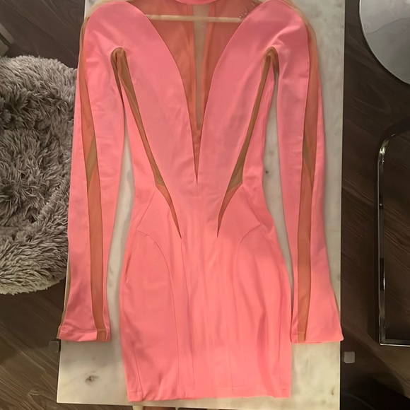 Mugler x H&M Pink Dress - Picture 2 of 4